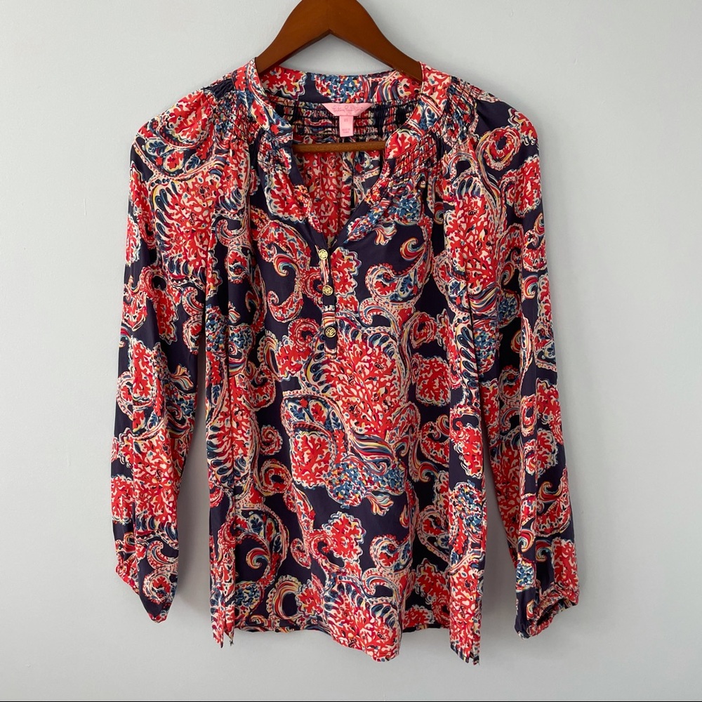 Lilly Pulitzer Silk Top - Size XS